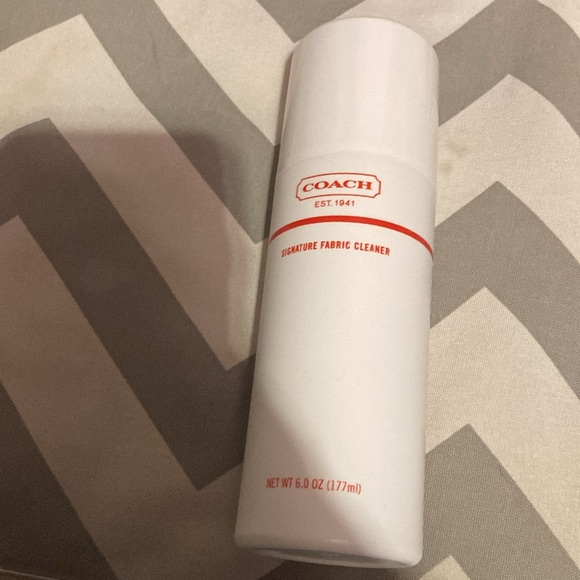 COACH  Cleaner and Signature Fabric Cleaner 6 oz Opened, 95% full - Picture 2 of 4